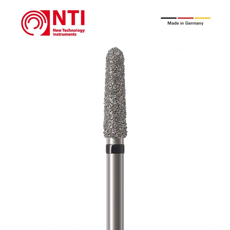 Fresa diamantada FG, troncocónica punta lapiz