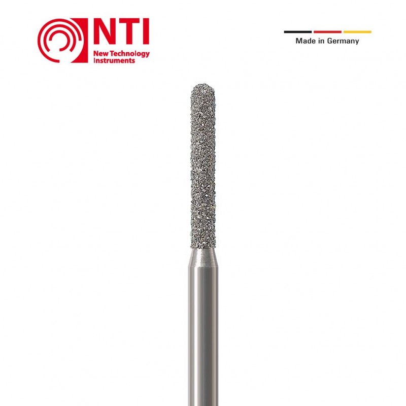 Fresa diamantada FG, cilindro punta redondeado